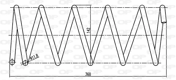 Mola dianteira CSR912900 Open Parts
