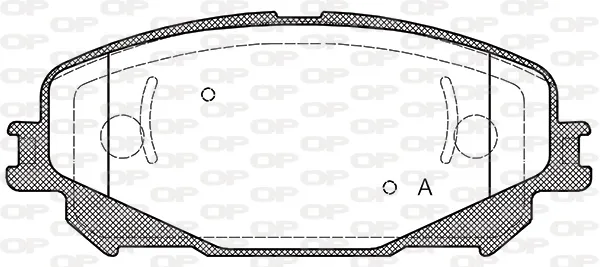 Sapatas do freio dianteiras de disco Renault Scenic R9