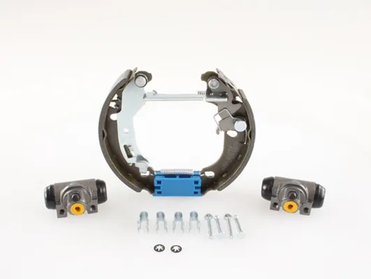 Sapatas do freio traseiras de tambor, montadas com cilindros, kit BSK206800 Open Parts