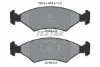 Sapatas do freio dianteiras de disco Ford Sierra 2 GBG, GB4