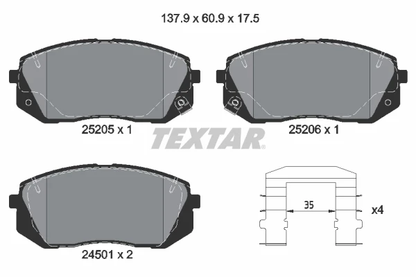 2520501 Textar