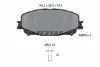 Sapatas do freio dianteiras de disco Renault Scenic R9