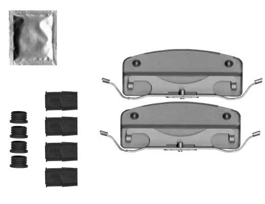 Kit de molas de fixação de sapatas de disco dianteiras 82544100 Textar