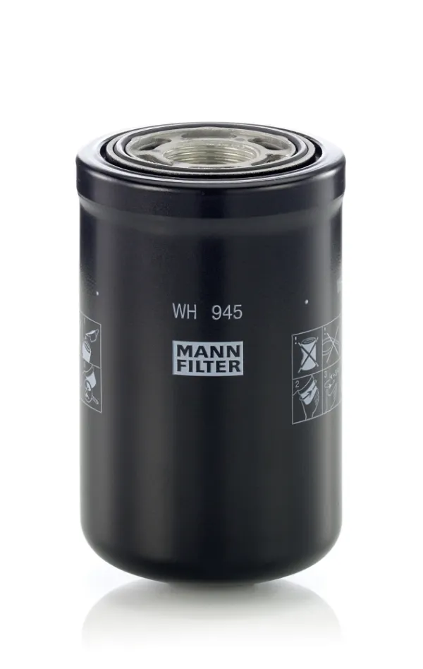 Filtro do sistema hidráulico WH945 Mann-Filter