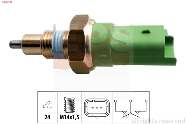 Compre Sensor de ativação das luzes de marcha à ré Renault Megane III KZ0, KZ1