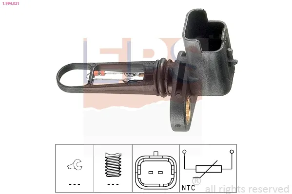 Sensor de temperatura da mistura de ar Ford Focus II