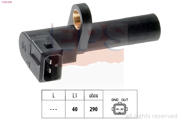 Sensor de posição (de revoluções) de cambota para Ford Escort (GAF, AWF, ABFT)
