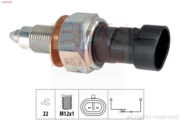 Sensor de ativação das luzes de marcha à ré 1860258 EPS