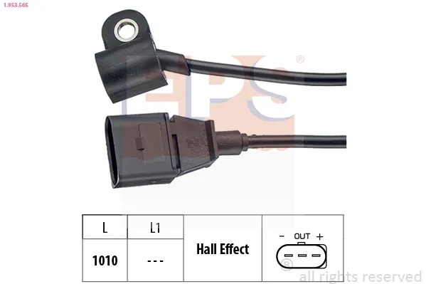 Sensor de posição da árvore distribuidora 1953565 EPS