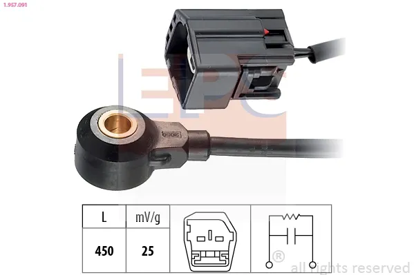 Sensor de detonação Volvo V40 