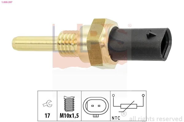 Sensor de temperatura do fluido de esfriamento 1830397 EPS