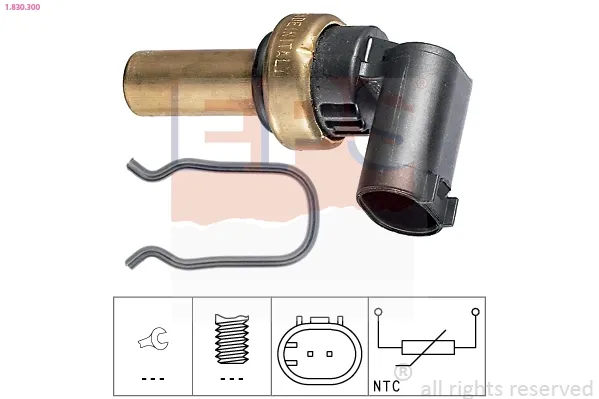 Sensor de temperatura do fluido de esfriamento 1830300 EPS