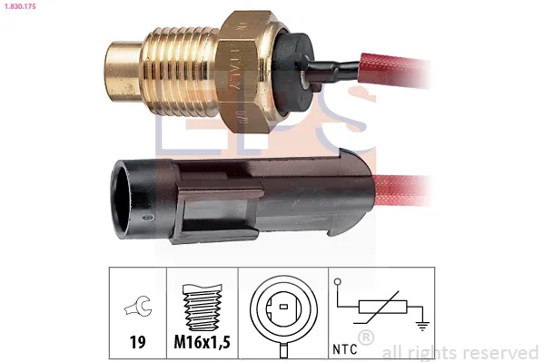 Compre Sensor de temperatura do fluido de esfriamento Opel Zafira B A05