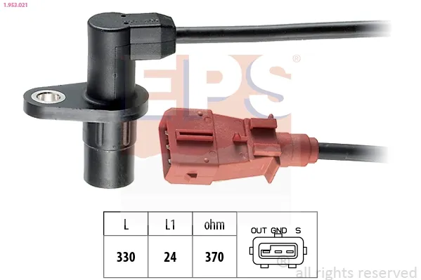 Sensor de posição (de revoluções) de cambota para Fiat Ducato II 230L