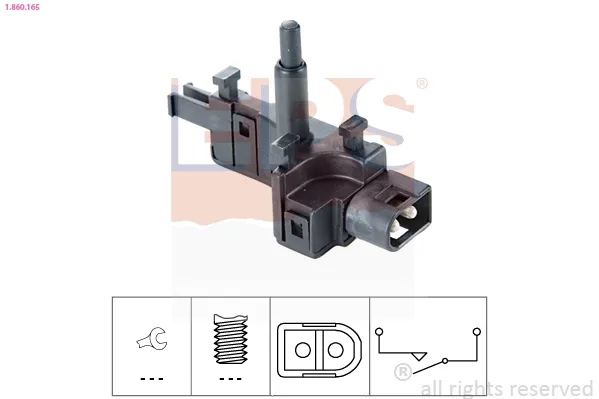 Sensor de ativação das luzes de marcha à ré 1860165 EPS
