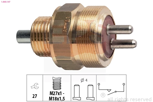 1860147 EPS sensor de ativação das luzes de marcha à ré