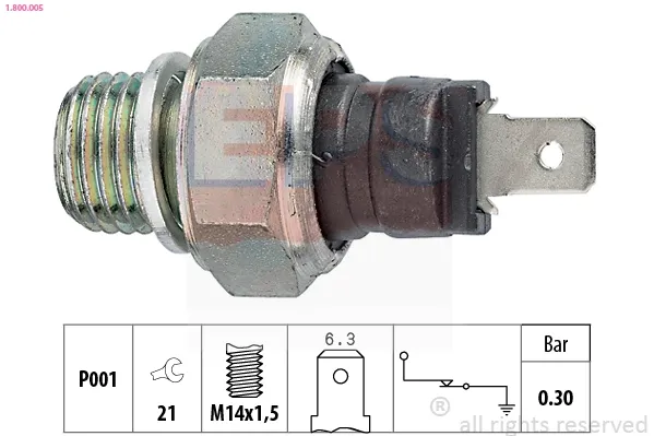 Sensor de pressão de óleo Alfa Romeo 33 905