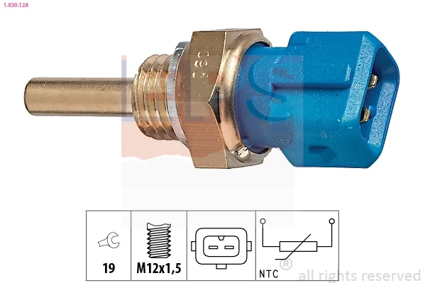 Sensor de temperatura do fluido de esfriamento Citroen Jumpy I сaixa (BS, BT, BY, BZ) (1995 - 2006) preço, a partir de