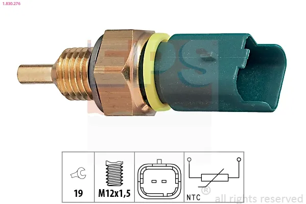 Sensor de temperatura do fluido de esfriamento 1830276 EPS