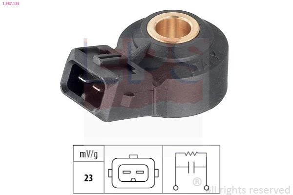 Sensor de detonação para SsangYong Rexton (RJ)