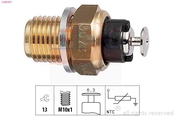 Sensor de temperatura do fluido de esfriamento 1830073 EPS