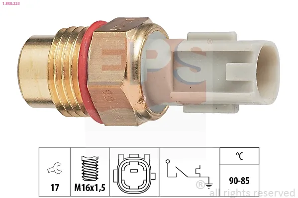 Sensor de temperatura do fluido de esfriamento 1850223 EPS