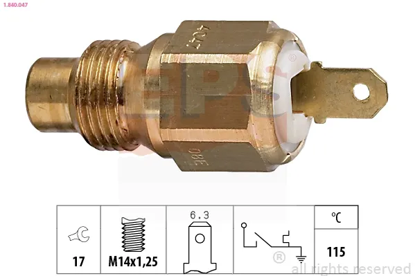 Sensor de temperatura do fluido de esfriamento Renault Trafic I