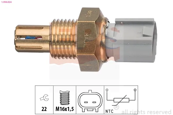 Sensor de temperatura da mistura de ar Toyota Corolla 