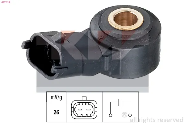 Sensor de detonação 457114 KW AUTOMOTIVE