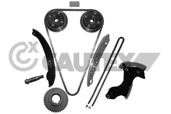 Cadeia do mecanismo de distribuição de gás, kit 752055 Cautex