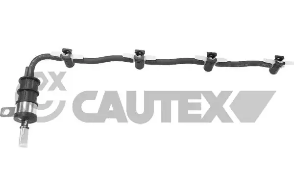 Tubo de combustível, inverso desde os injetores 760326 Cautex