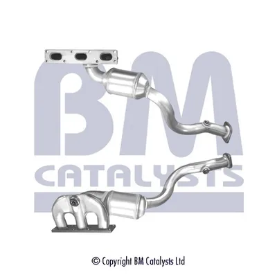 Tubo coletor de escape BM92195H BM Catalysts