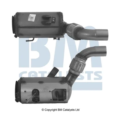 Filtro de partículas do sistema dos gases de escape BM11040H BM Catalysts