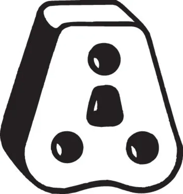 Coxim de fixação do silenciador para Mitsubishi Space Star (DG0)
