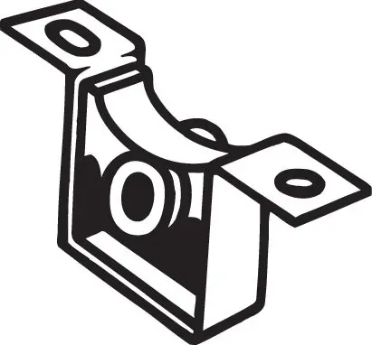 Coxim de fixação do silenciador 255270 Bosal