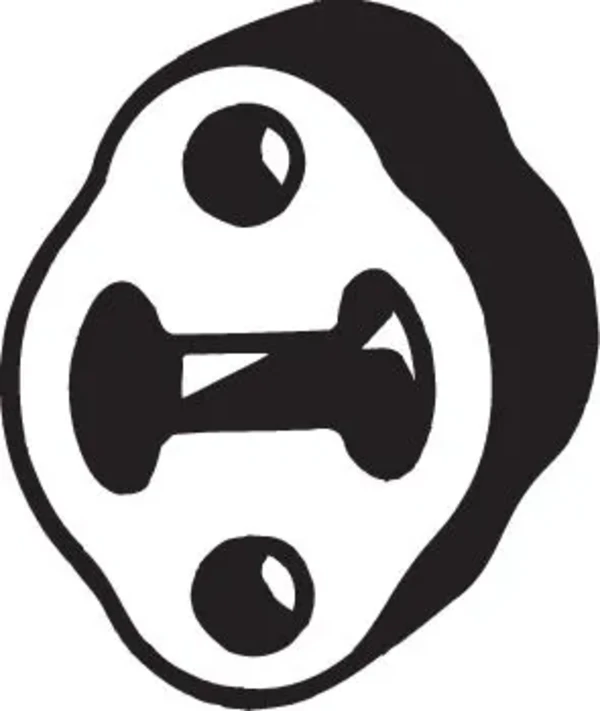 Coxim de fixação do silenciador para Renault Clio (BC57, 5357)