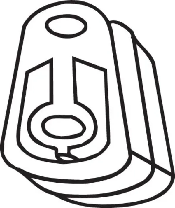 Coxim de fixação do silenciador para Ford Transit (T)