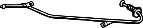 Tubo de sensor de pressão dos gases de escape 000055 Bosal