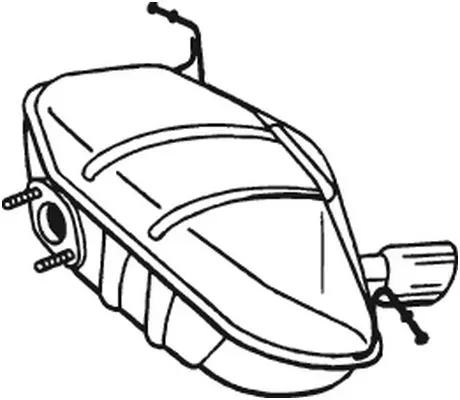 Silenciador, parte traseira BMW 1 E81