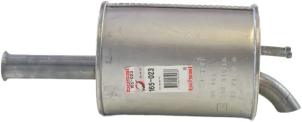 165023 Bosal silenciador, parte traseira