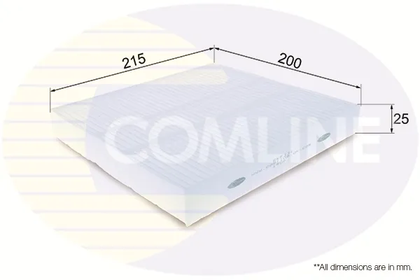 Filtro de salão EKF331 Comline