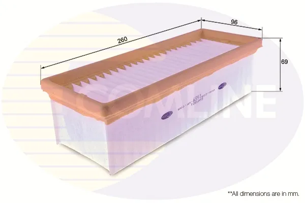 Filtro de ar EAF801 Comline