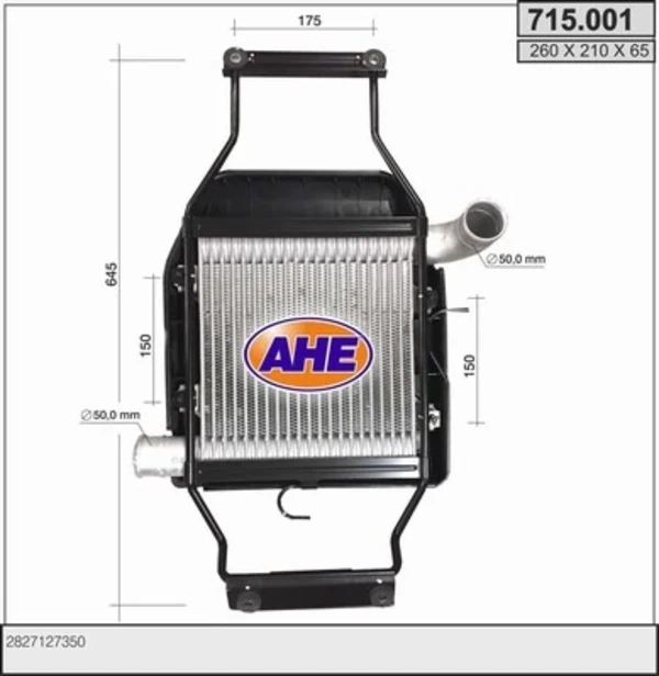 Radiador de intercooler para KIA Carens (FJ)