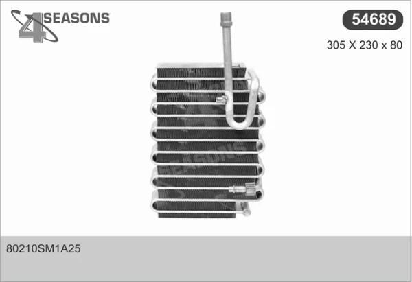 Vaporizador de aparelho de ar condicionado para Honda Accord (CB3, CB7)