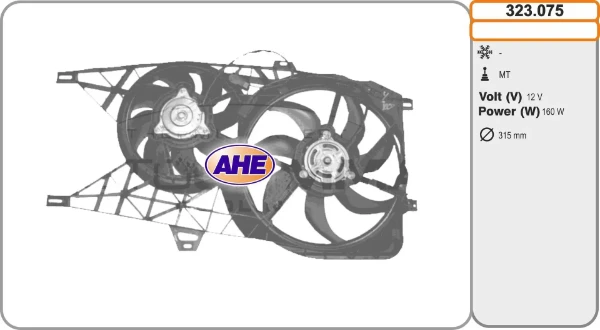 Ventilador (roda de aletas) do radiador de esfriamento para Nissan Primastar (J4)
