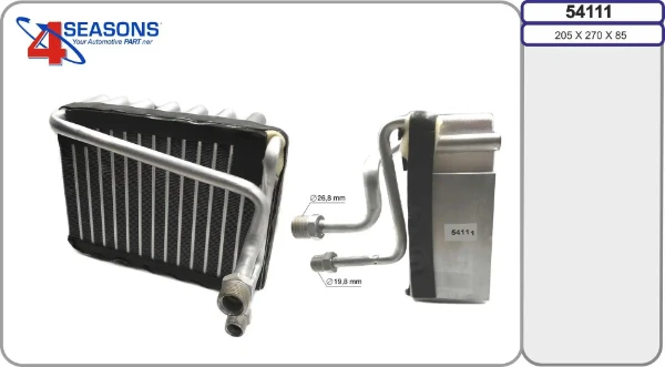 Vaporizador de aparelho de ar condicionado 54111 AHE
