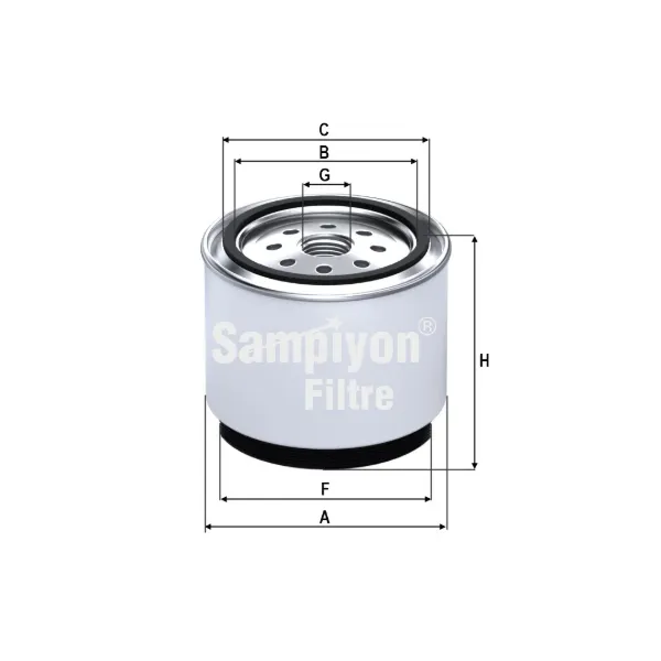 Filtro de combustível CS1404MMB Sampiyon