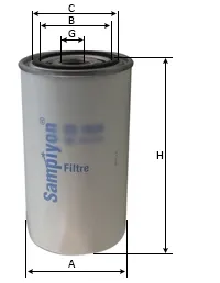 Filtro de óleo CS0158MG Sampiyon