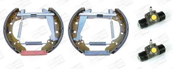 Sapatas do freio traseiras de tambor, montadas com cilindros, kit Seat Cordoba 6K5