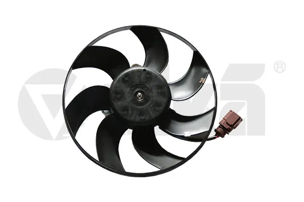 Ventilador elétrico de esfriamento montado (motor + roda de aletas) direito 99590789801 Vika
